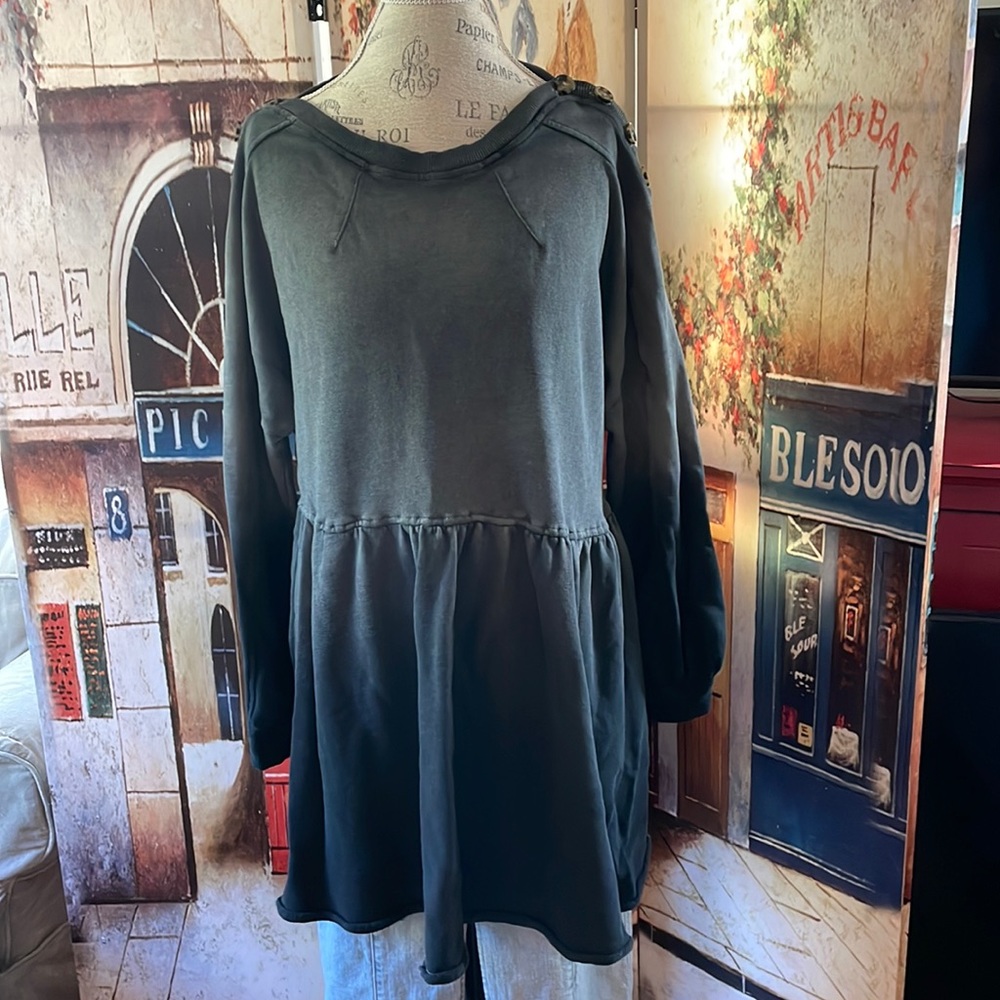 Free People Marlena Mini Dress, Black, Size Small